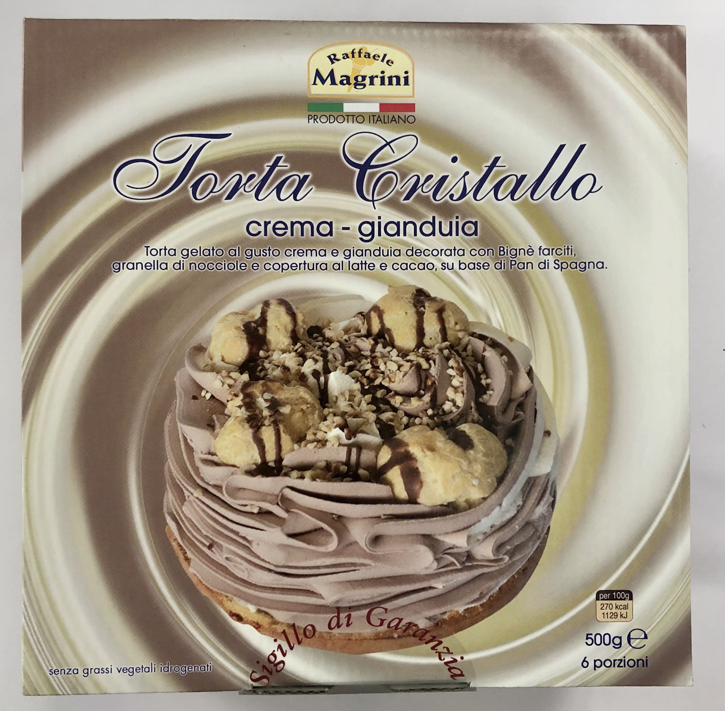 Torta Cristallo Crema-Gianduja